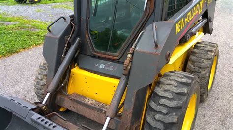 new holland ls170 skid steer loader auxiliary hydraulic system|l170 skid steer for sale.